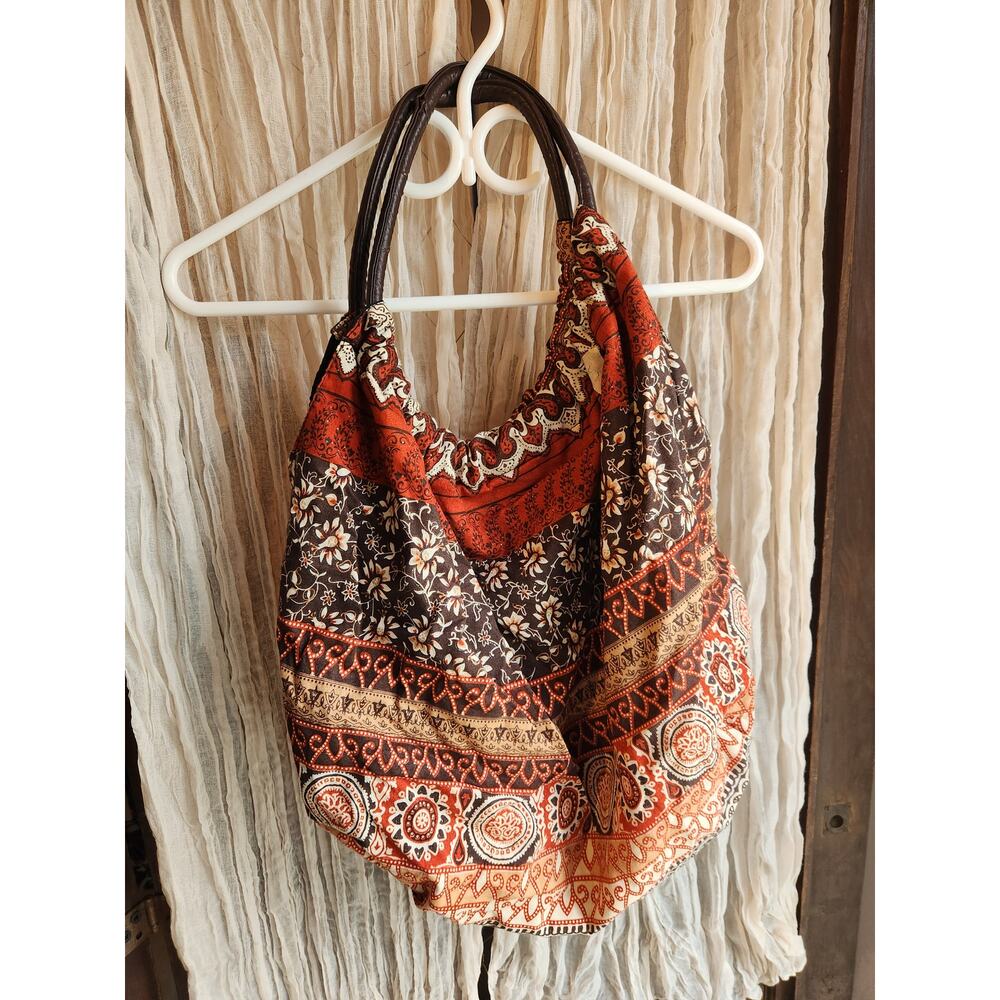 NOATD Bohemian Style Embellished Shoulder Hobo Bag